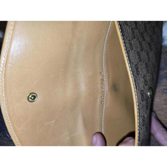 Rare Vintage Gucci Leather Trifold Wallet Envelope Design - Picture 8 of 12